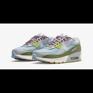 Nike Air Max 90 SE "Next Nature" Blue Wolf Grey DQ4016-400 Men's Sizes